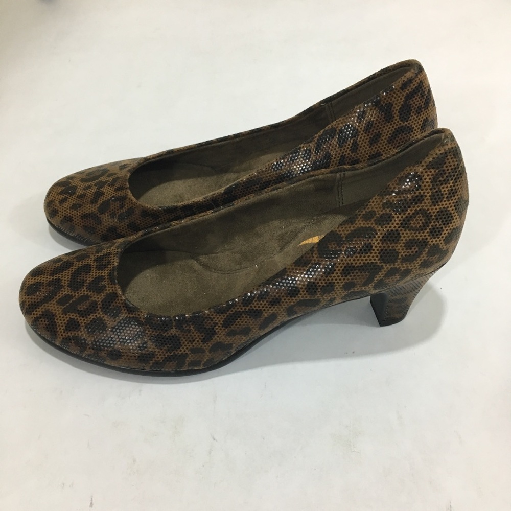 Aerosoles Heel Rest Leopard Print Heels